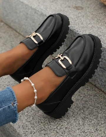 Mocasini SHEIN, negru