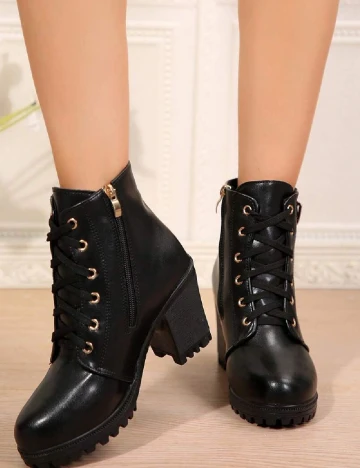 Botine SHEIN, negru