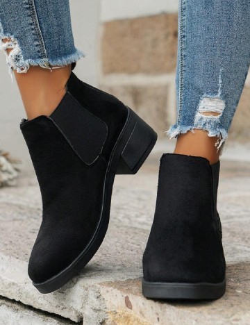 
						Botine SHEIN, negru