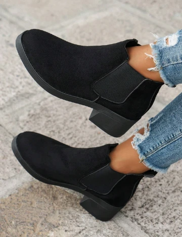 Botine SHEIN, negru