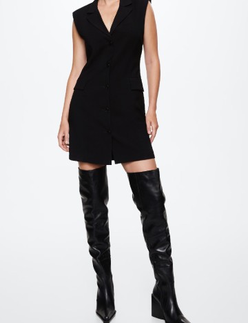 Rochie scurta Mango, negru