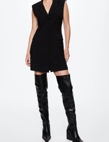 Rochie scurta Mango, negru