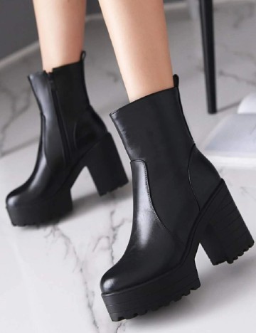 Botine SHEIN, negru