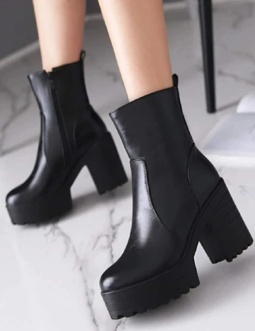 Botine SHEIN, negru