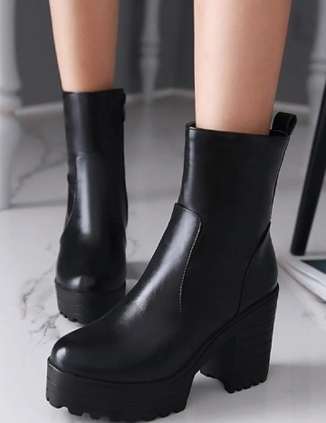 Botine SHEIN, negru
