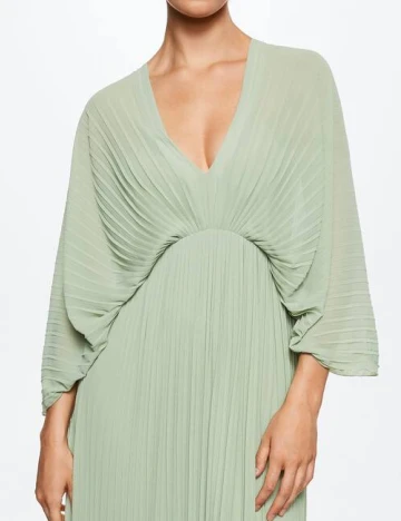 Rochie lunga Mango, verde