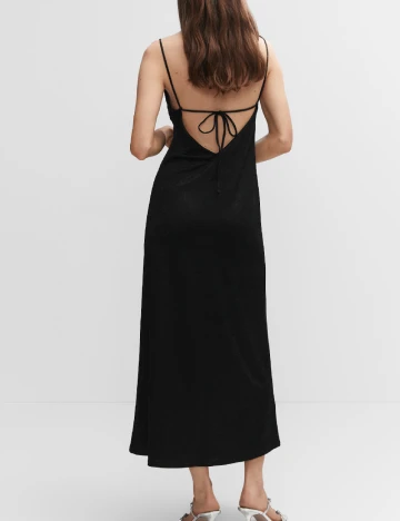 Rochie lunga Mango, negru Negru