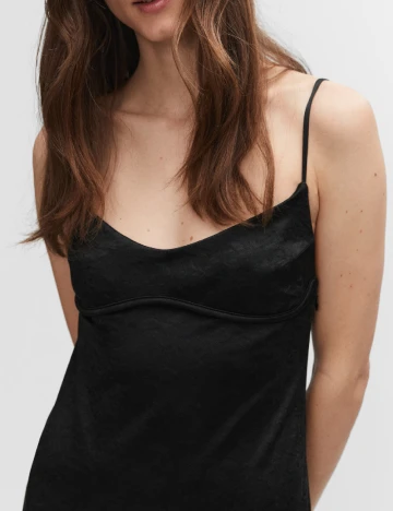Rochie lunga Mango, negru Negru