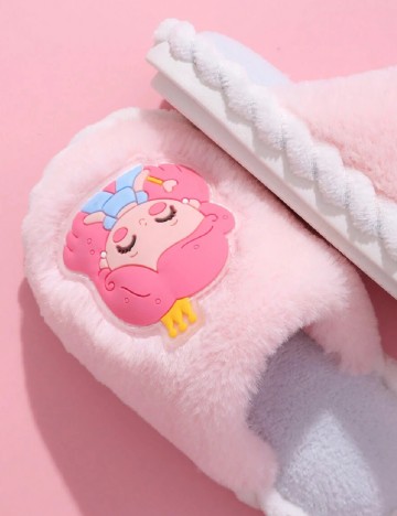 Papuci de Casa Shein Kids, roz