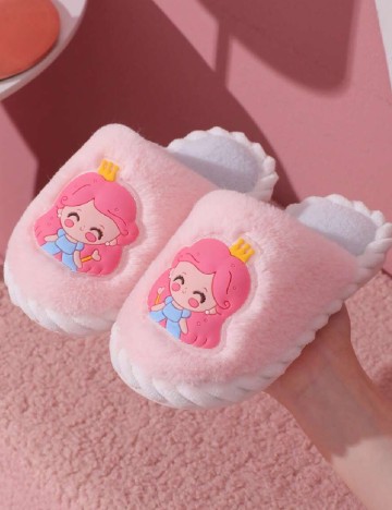 Papuci de Casa Shein Kids, roz