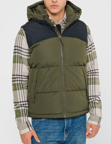 
						Vesta Jack&Jones, verde inchis