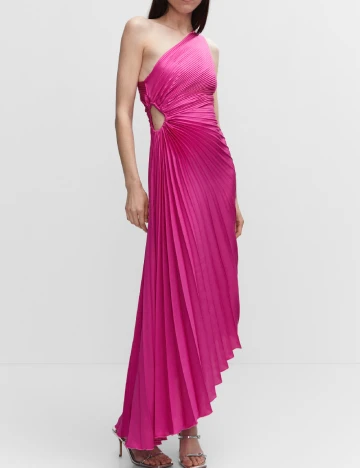 Rochie lunga Mango, roz Roz