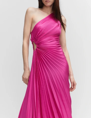 Rochie lunga Mango, roz Roz