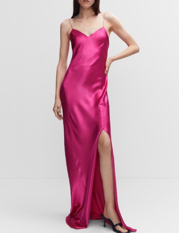 
						Rochie lunga Mango, roz