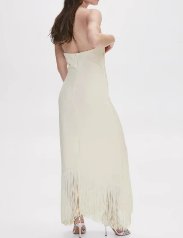Rochie lunga Mango, crem