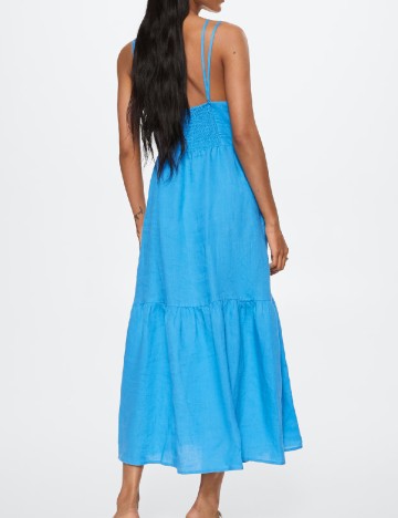 Rochie medie Mango, albastru