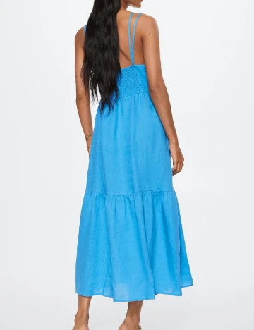 Rochie medie Mango, albastru