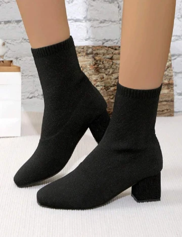 Botine SHEIN, negru