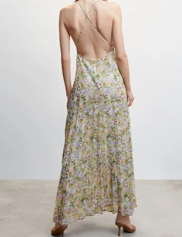 Rochie lunga Mango, mix culori