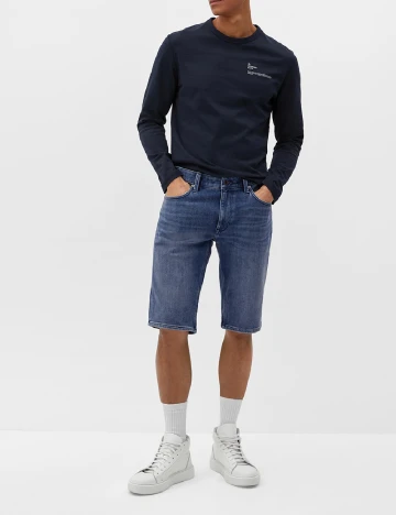 Pantaloni scurti s.Oliver, albastru Albastru