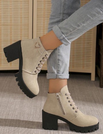 
						Botine SHEIN, bej