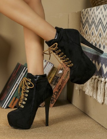 
						Botine SHEIN, negru