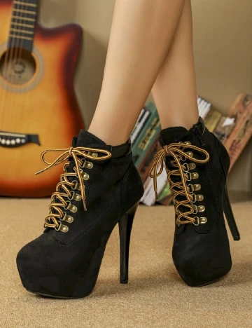 Botine SHEIN, negru