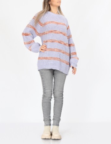 Pulover Oversize Vero Moda, lila