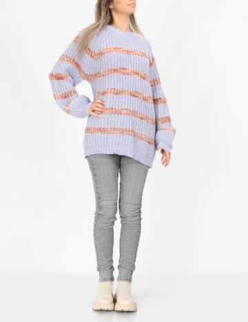 Pulover Oversize Vero Moda, lila