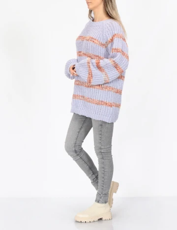Pulover Oversize Vero Moda, lila