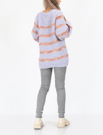 Pulover Oversize Vero Moda, lila