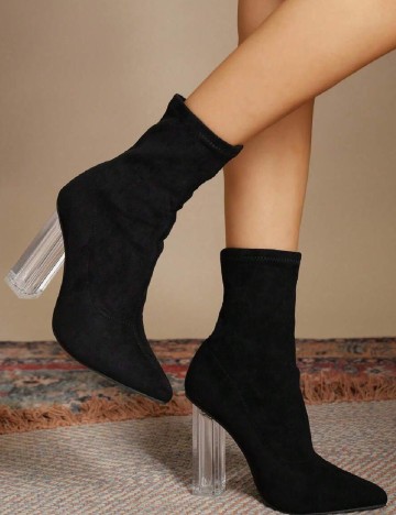 
						Botine SHEIN, negru