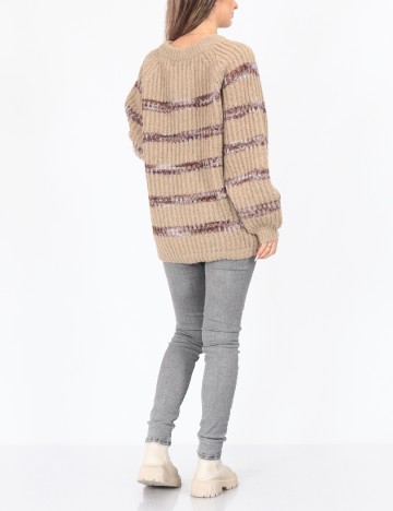 Pulover Oversize Vero Moda, maro