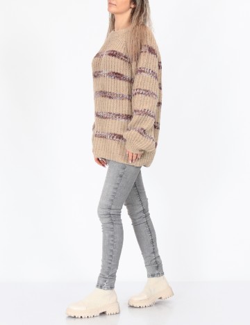Pulover Oversize Vero Moda, maro