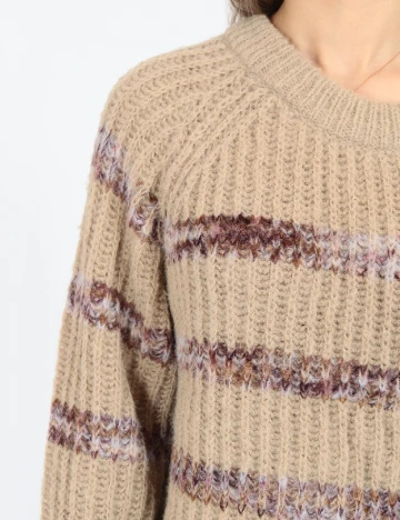 Pulover Oversize Vero Moda, maro