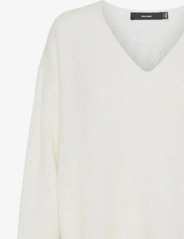 Bluza Vero Moda, ecru Alb