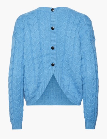 Pulover reversibil Vero Moda, albastru
