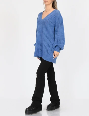 Pulover Oversize Vero Moda, albastru