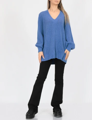 Pulover Oversize Vero Moda, albastru