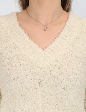 Pulover Vero Moda, ecru