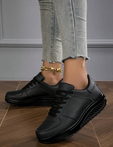 Adidasi SHEIN, negru Negru