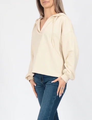 Hanorac Vero Moda, ecru Alb