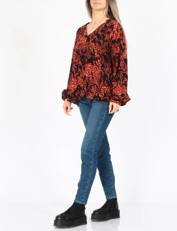 Bluza Vero Moda, portocaliu