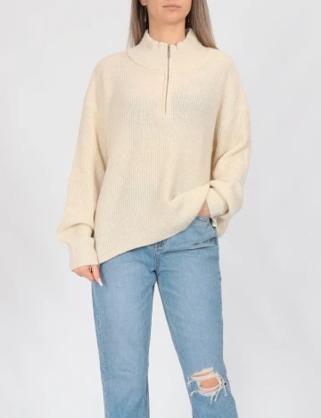 Pulover Vero Moda, ecru