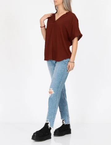 Bluza Vero Moda, caramiziu