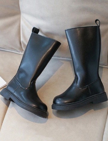 Cizme Shein Kids, negru