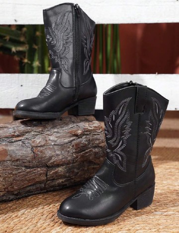 
						Cizme Shein Kids, negru
