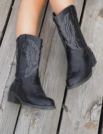 Cizme Shein Kids, negru Negru