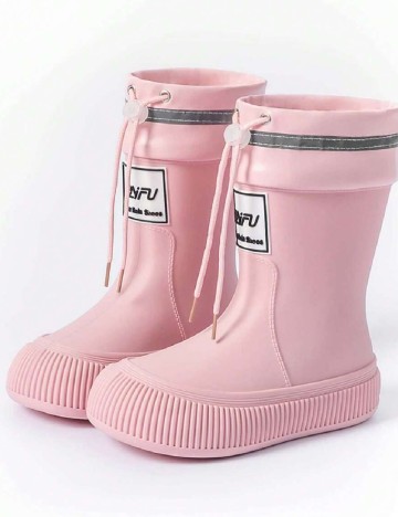 
						Cizme de ploaie Shein Kids, roz