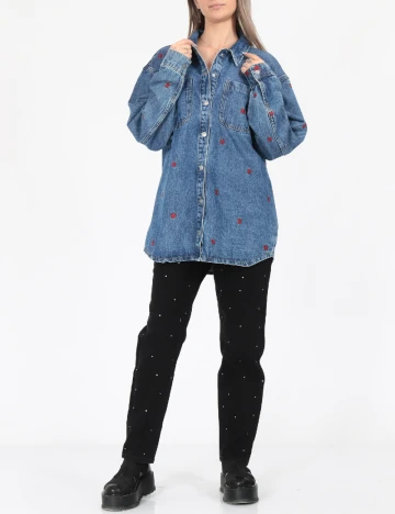 Jacheta Oversize Noisy May, bleumarin